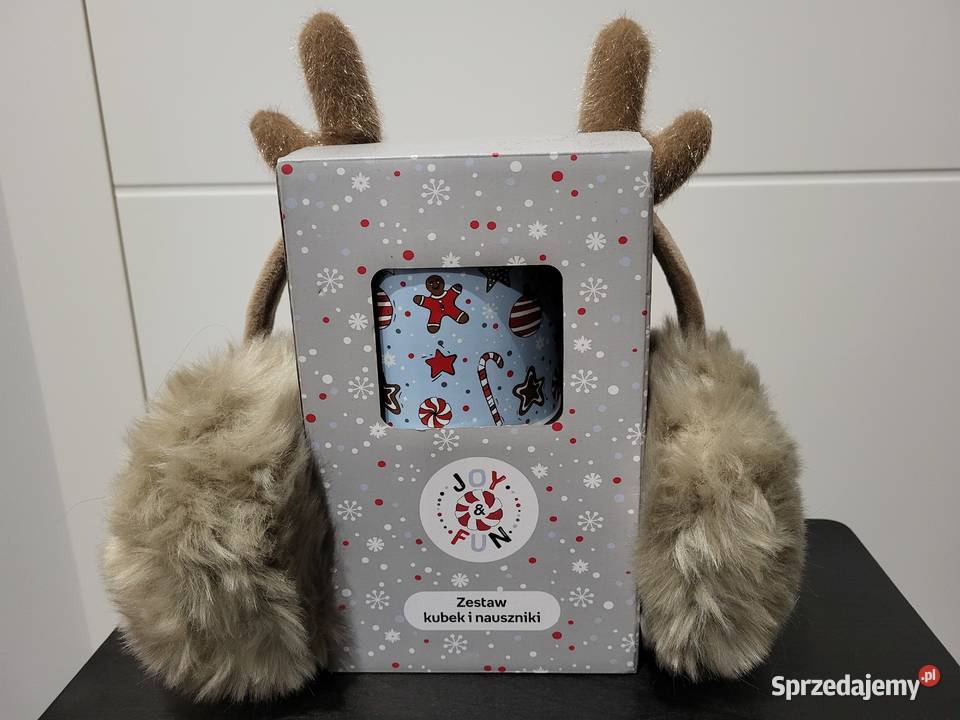 Zestaw Kubek i nauszniki JoyFun na Mikołajki Warszawa