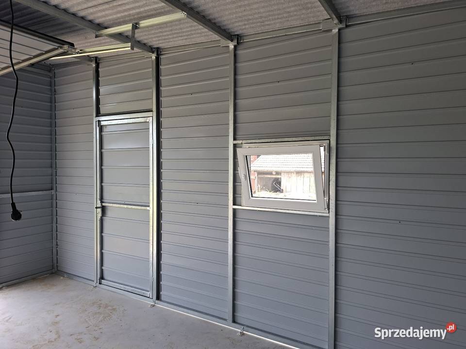 Garaż blaszany Antracyt MAT 15x55m h 273 światła Sprzedaż Przemyśl