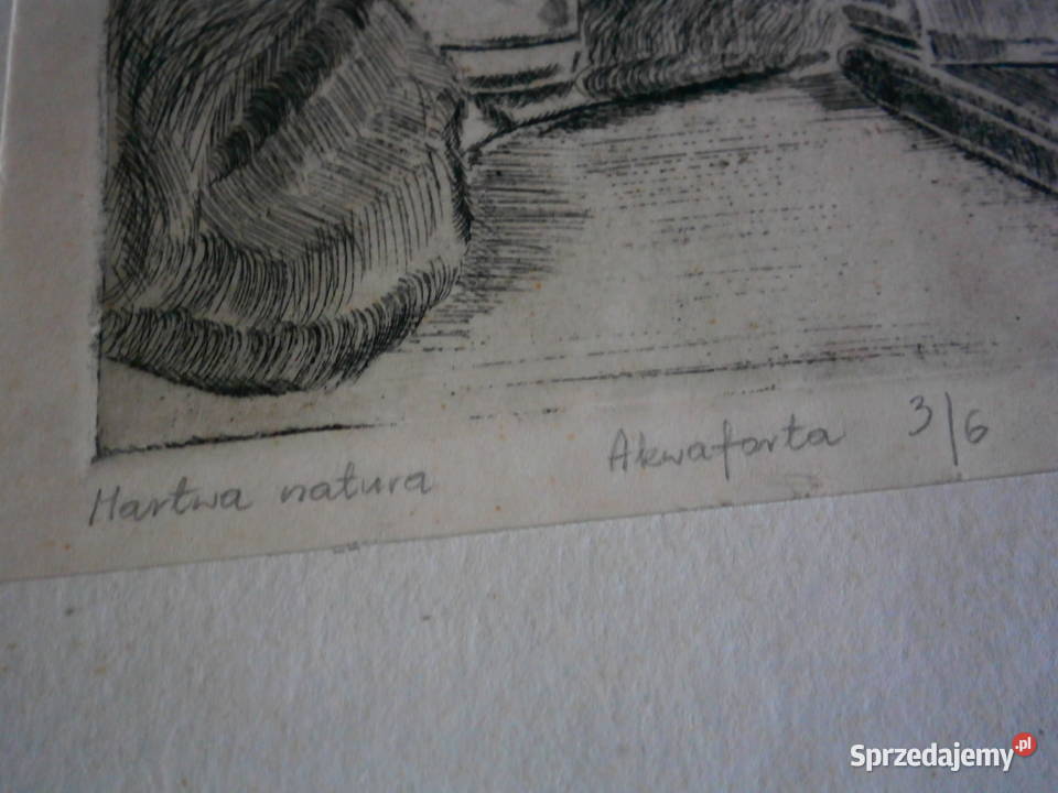 Akwaforta 36 MARTWA NATURA Beata Jeziorska