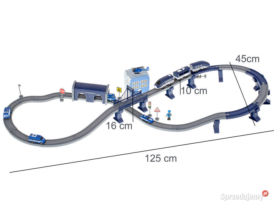 KOLEJKA ELEKTRYCZNA POCIĄG POLICJA AUTKA 92 Bielsk Podlaski sprzedam