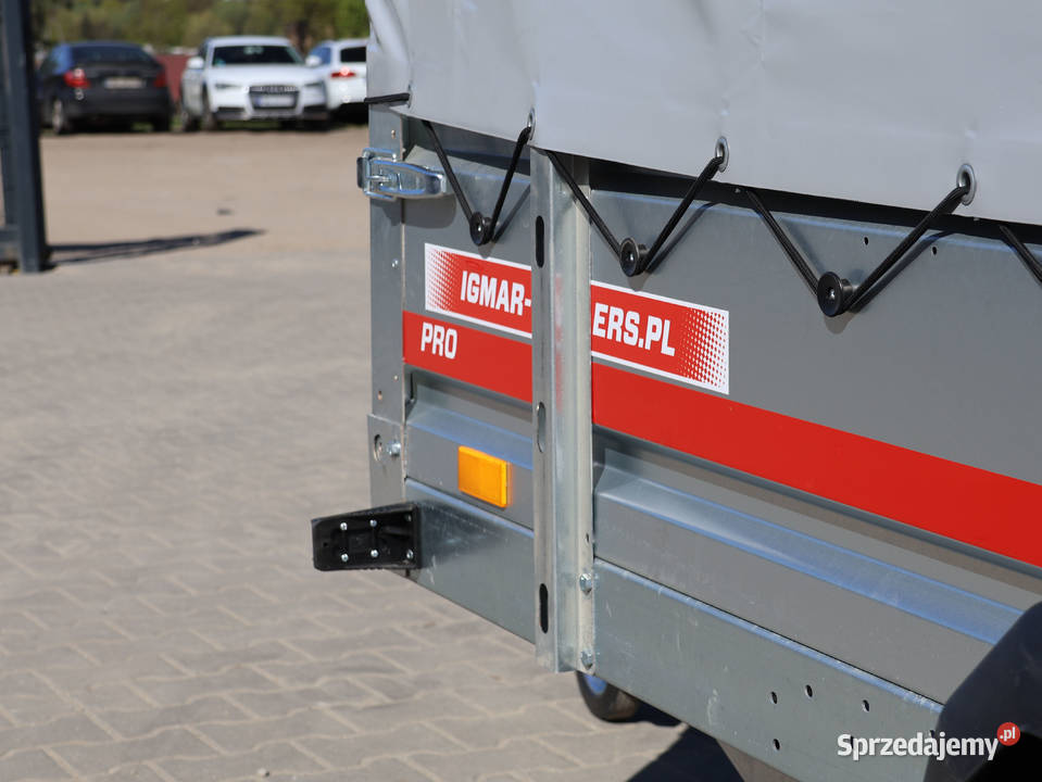 Przyczepka samochodowa TEMARED PRO 2612R 264x126 545kg Czeberaki
