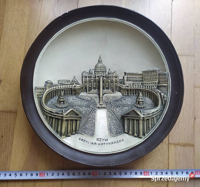 335 TALERZ ozdobny do powieszenia RZYM BAZYLIKA