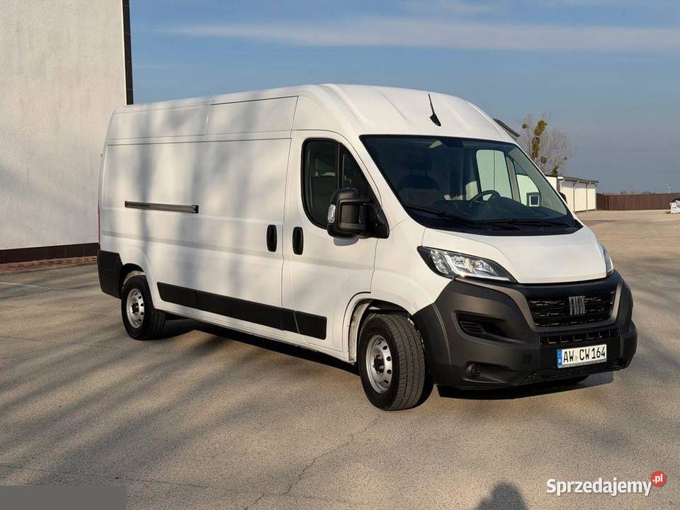 Fiat Ducato 140 Multijet L3H2 2023r nowy Faktura manualna dolnośląskie Wrocław sprzedam