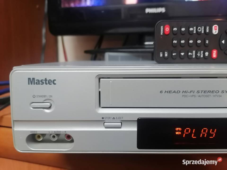 Magnetowid VHS Mastec HTV34 HIFI stereo pilot Częstochowa