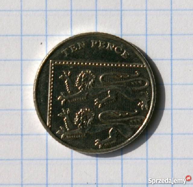 10 PENSÓW TEN PENCE 2013 WIELKA BRYTANIA Numizmatyka lubelskie Piszczac