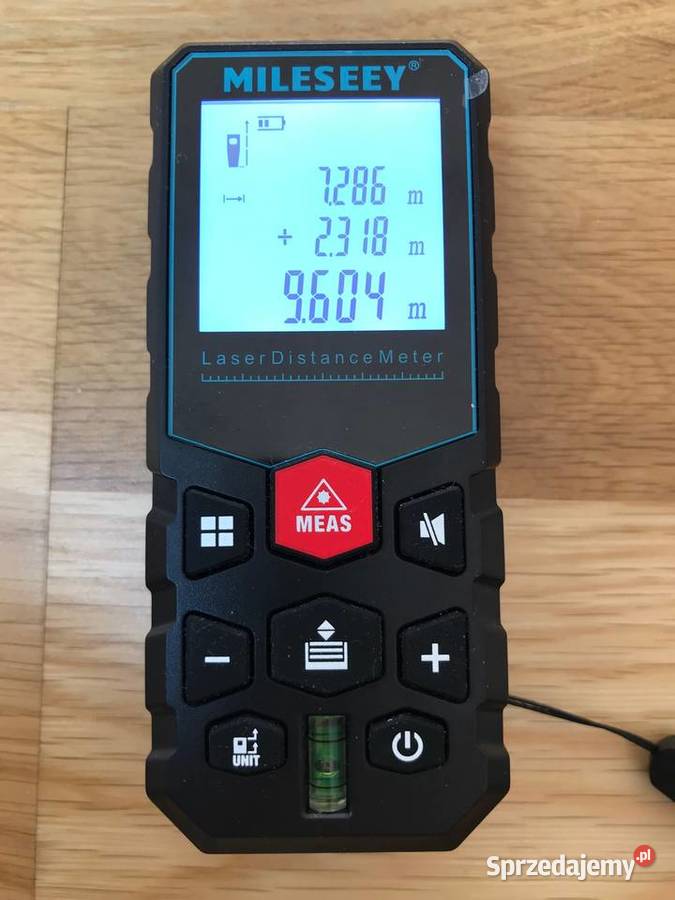 Dalmierz laserowy NOWY Mileseey GDAŃSK FIlm z sprzedam