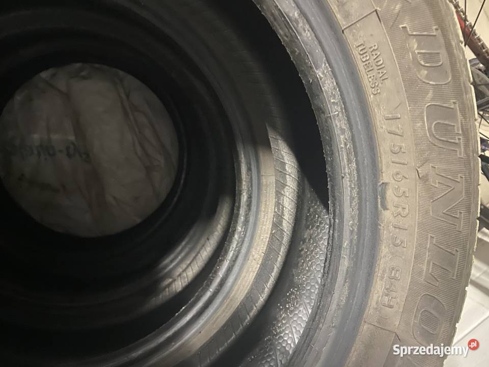 Opony letnie Dunlop 4 17565R15 nieuszkodzone 175 wielkopolskie