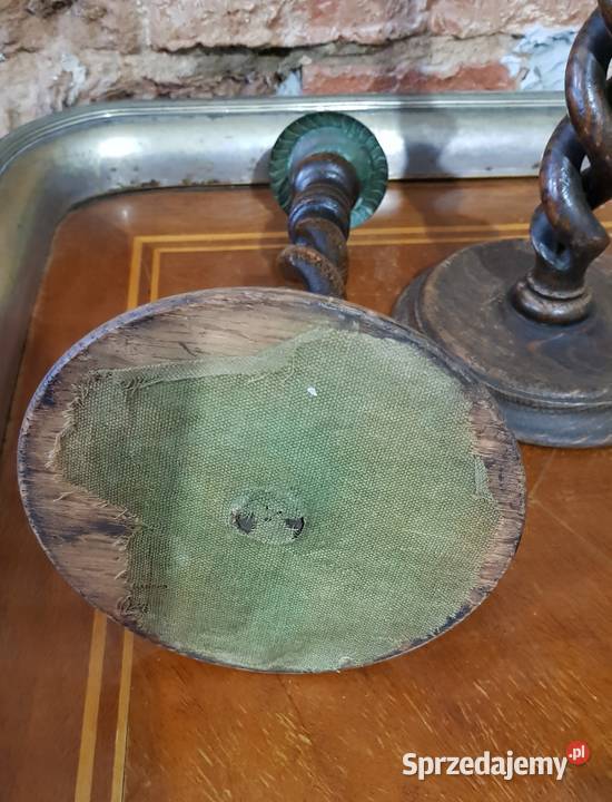 Biedermeier świecznik około 1840 roku Prusy Orneta