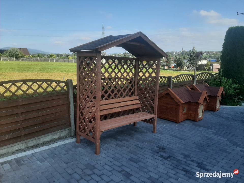 Pergola z ławką Jordanów