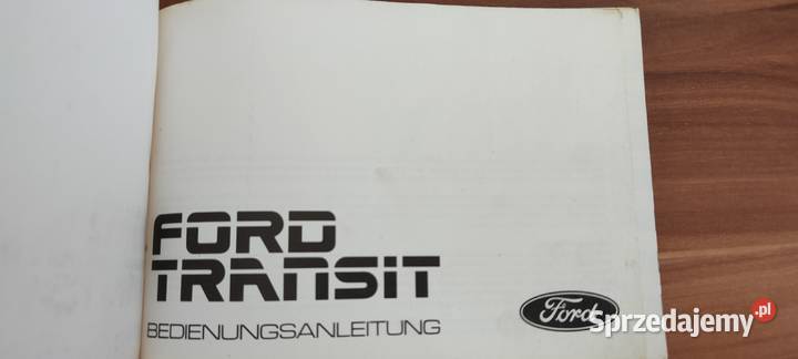 FORD TRANSIT Instrukcja obsługi 10198889