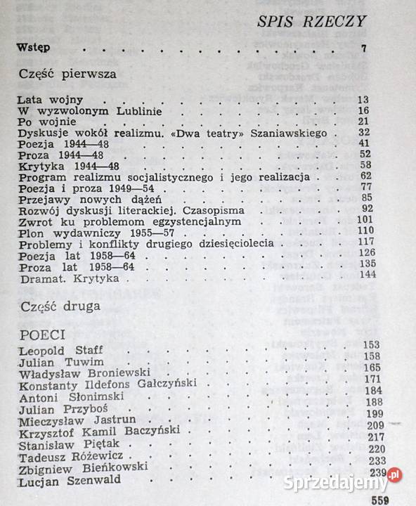 Literatura Polski Ludowej 1944 1964 Włodzimierz Chełm