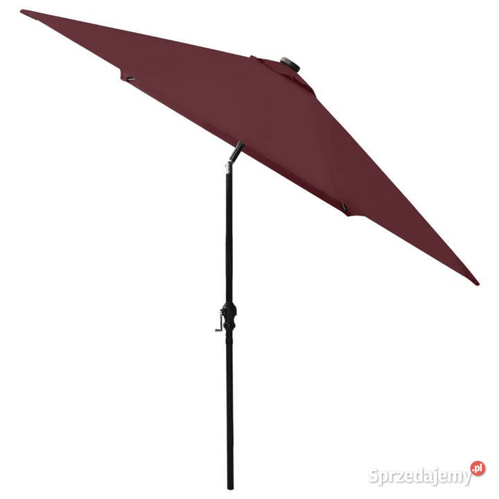 Parasol ogrodowy z LED i stalowym słupkiem mazowieckie Warszawa