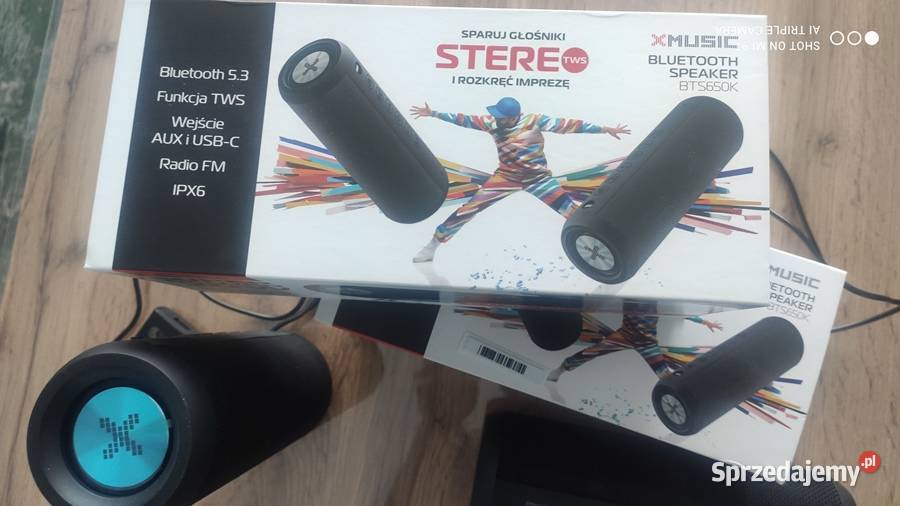 2 x głośnik mobilny Xmusic BTS650K czarny 2 x Czemierniki