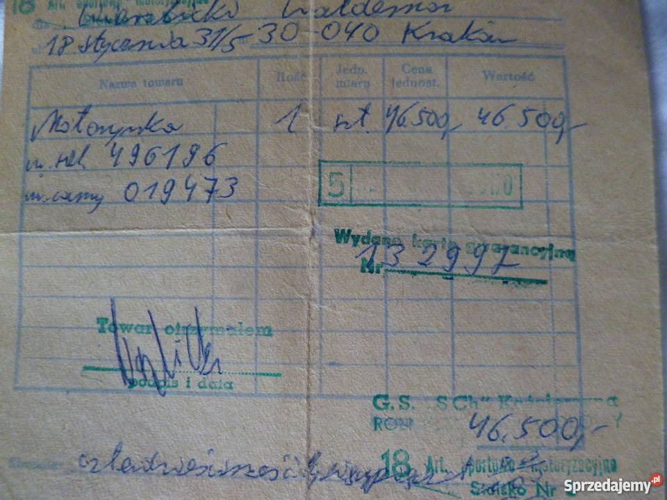 Orginalna MOTORYNKA PONY 2 1982 z dokumentami