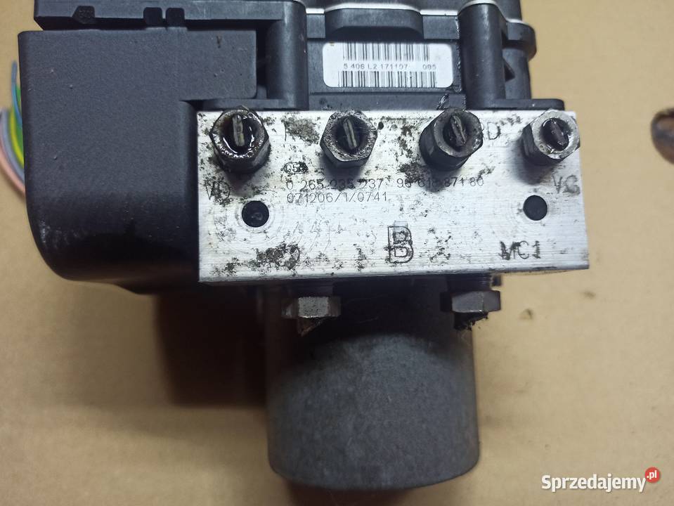 POMPA HAMULCOWA ABS PEUGEOT 307 9663241680 Bolesławiec sprzedam