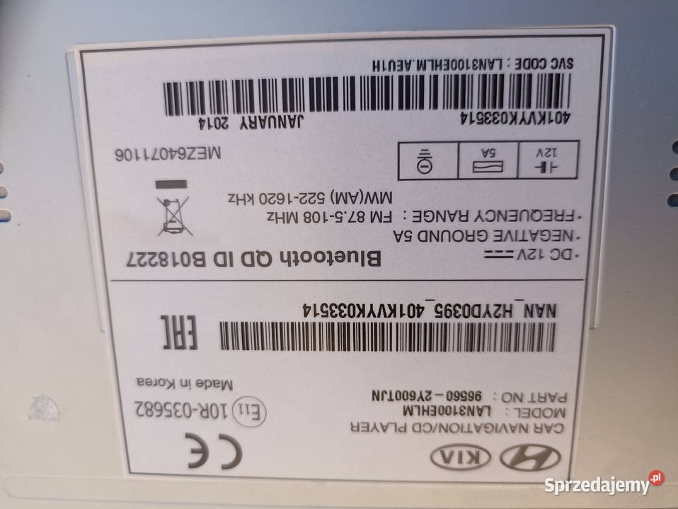 Radio nawigacja samochodowa Hyundai ix35 Majków Duży