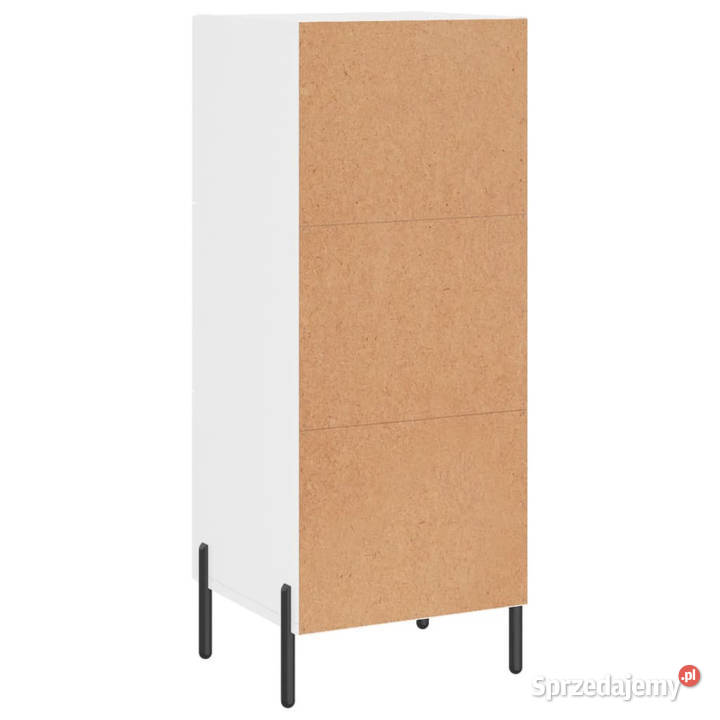 Szafka biała połysk 345x34x90 materiał