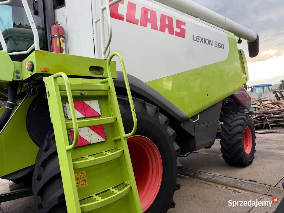 Kombajn zbożowy Claas Lexion 560 prod 2009 heder dolnośląskie Nowa Ruda sprzedam