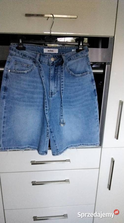 Spodnie Jeans Dżinsowe Bermudy Damskie MILAS S Nowa Sól sprzedam