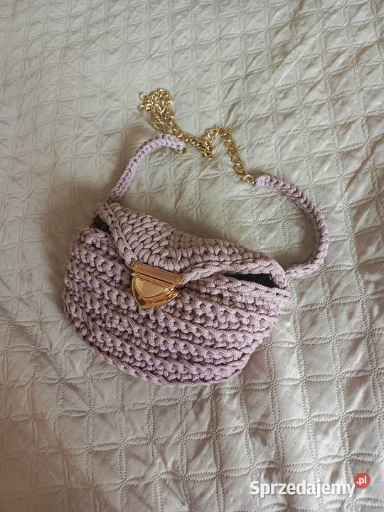 Nerka ze sznurka na szydełku handmade łódzkie Opoczno sprzedam