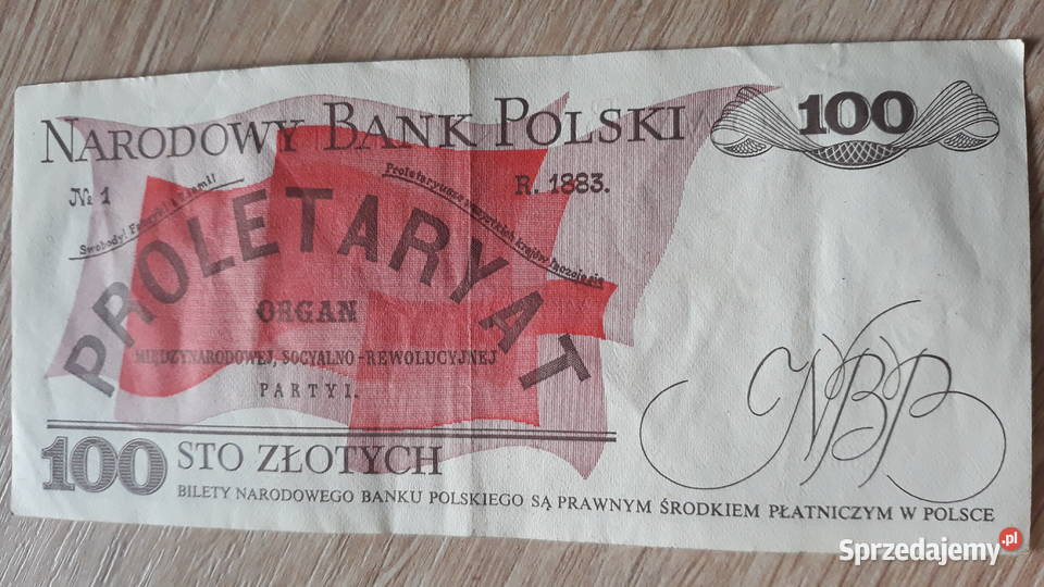 100 złotych 1VI1986 seria SP