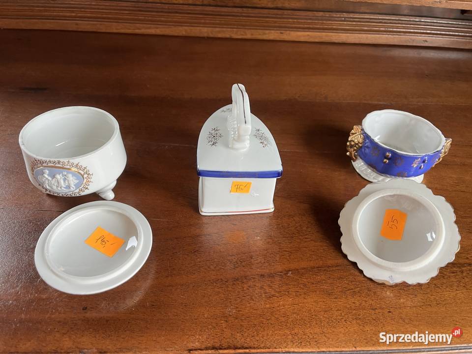 Puzderko szkatułka Kobalt Złoto