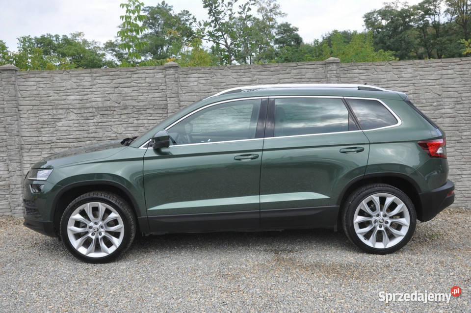 koda Karoq 15 TSI 150 Szyberdach Asystenci Skóra elektrochrom. lusterko wst. Karoq Dąbrowa Górnicza
