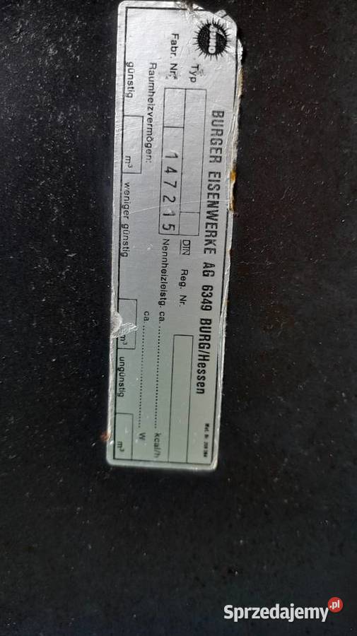 Angielka kuchnia weglowa piec koza Juno Germany