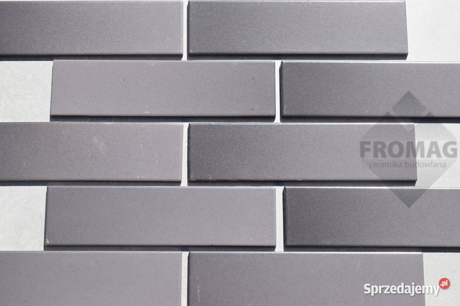 Cerrad elewacja szkliwiony grafit cieniowana Okładziny elewacyjne