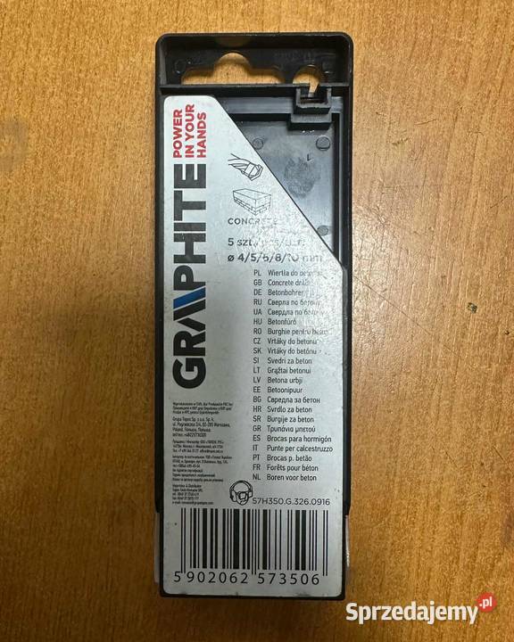 Wiertła do betonu 410 mm 57H350 GRAPHITE warmińsko-mazurskie Elbląg