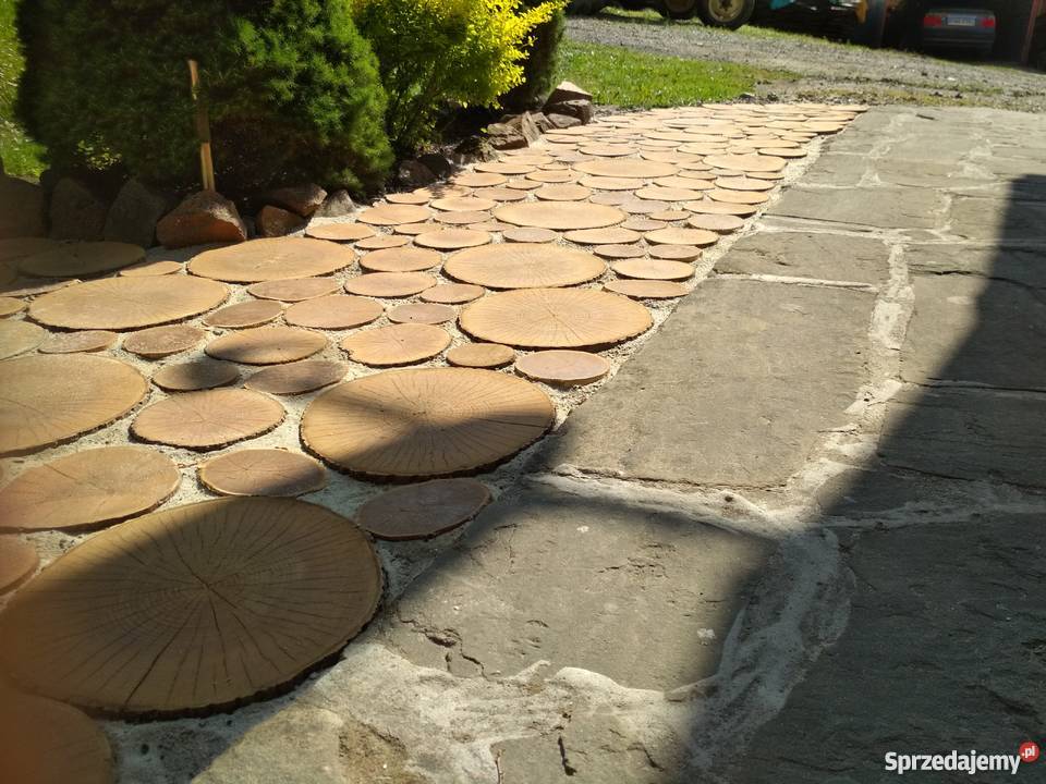 Bruk drewniany kosta drewniana pieńki plastry do małopolskie Izdebnik sprzedam