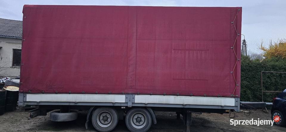 Przyczepa ciężarowa dwuosiowa spier 7 ton zaczep mazowieckie sprzedam
