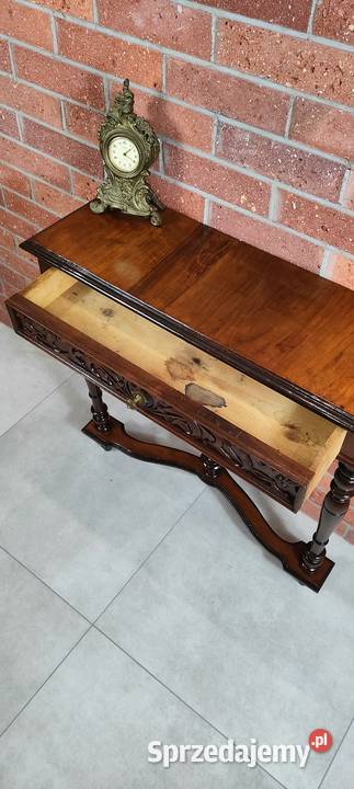 Ekskluzywna konsola przyścienna secesyjna Łagów