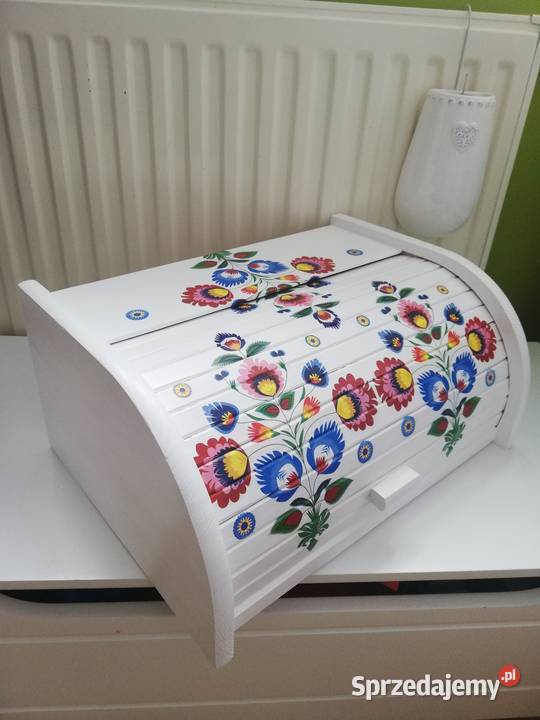 Chlebak duży folk różne wzory decoupage opolskie