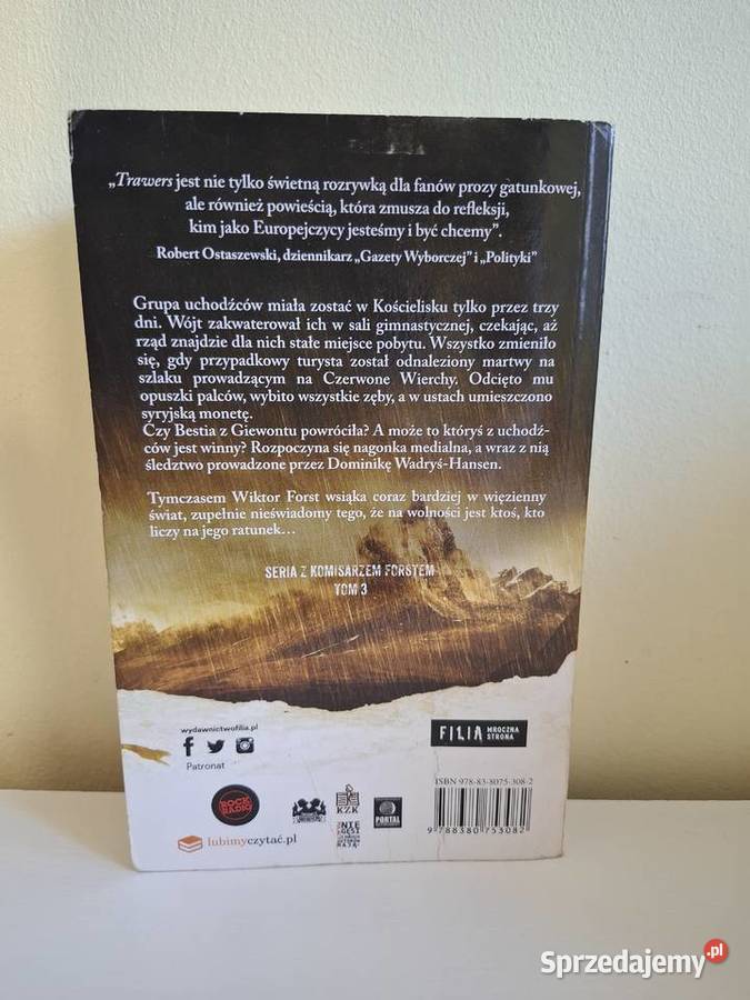 Trawers Remigiusz Mróz thriller sensacja ISBN 9788380753082 dolnośląskie