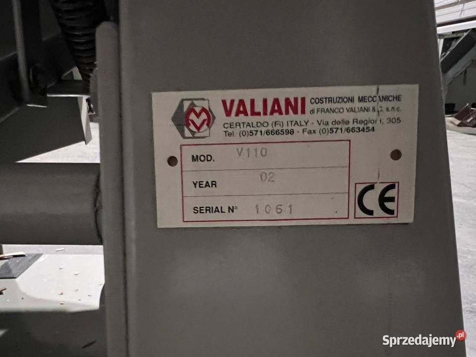 Gilotyna do ramek Valiani V110 Juszczyn