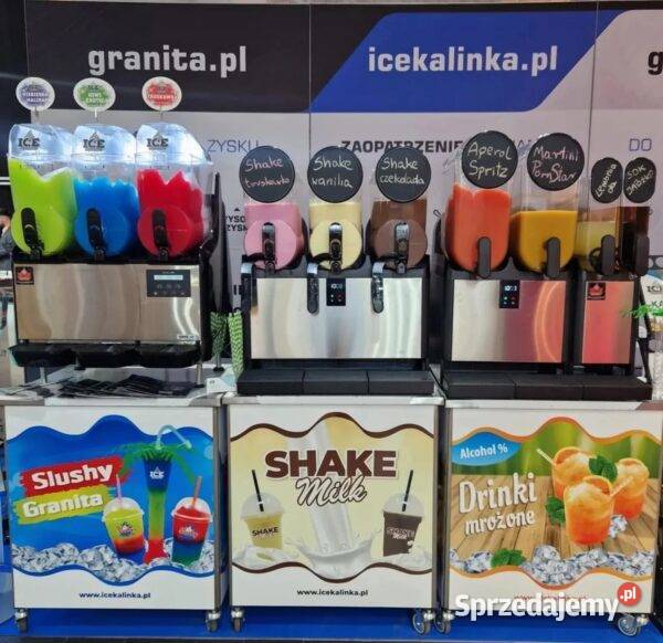 Wózek ze stali nierdzewnej Slushy Granita Sandomierz