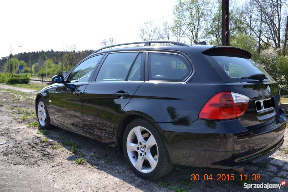 Czarne BMW e91 z Niemiec Budachów