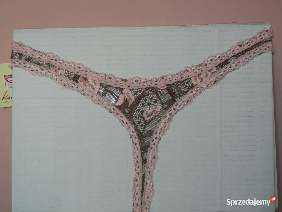 Stringi L i Biustonosz 80C Kinga nowe Stringi dolnośląskie Wrocław
