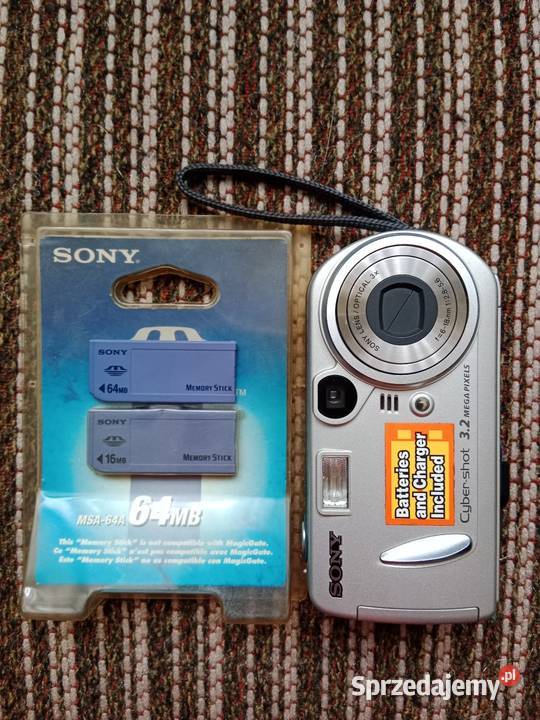 Sony Cybershot DSCP72 Aparat Cyfrowy 2 Karty Ruda Śląska