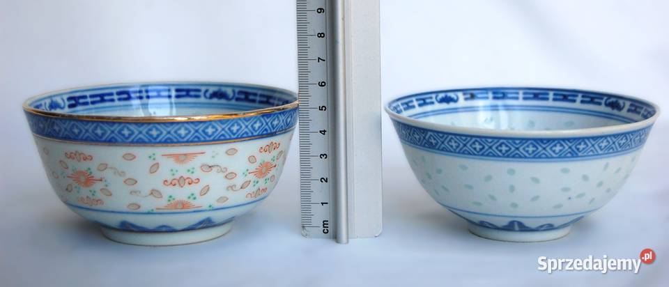 Chińska porcelanowa miska 2 porcelana ryżowa Lublin