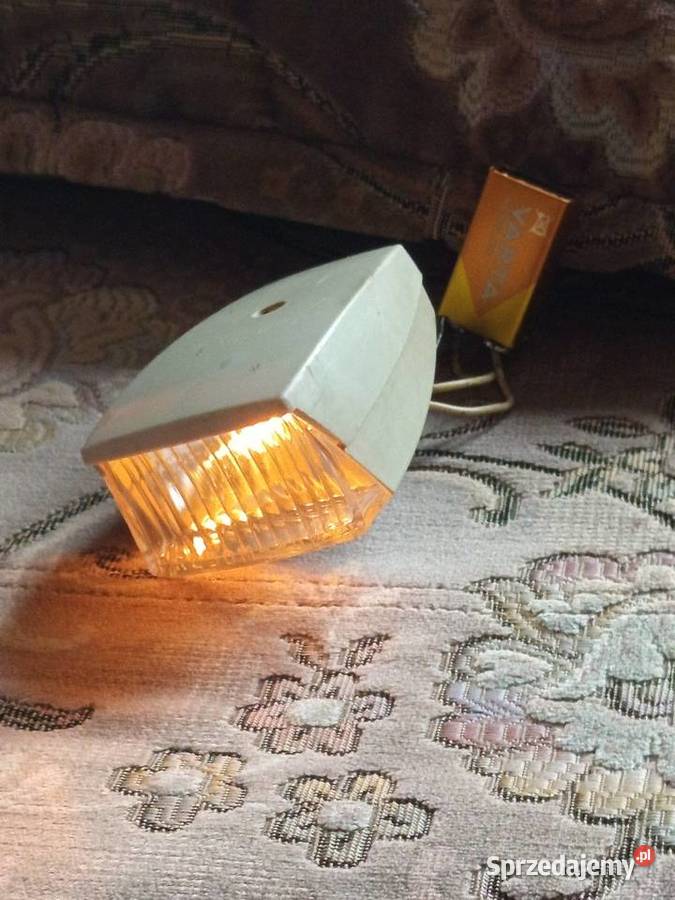 Lampka przednia rowerowa PRL Predom Romet Krotoszyn