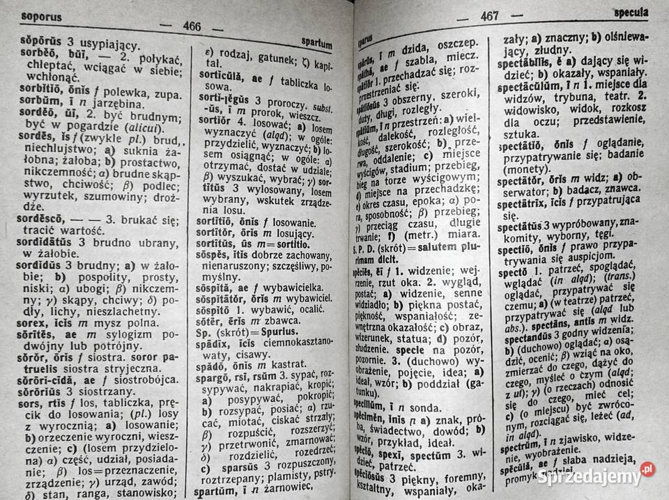 Słownik łacińskopolski Kazimierz Kumaniecki Rok wydania 1988 Chełm sprzedam