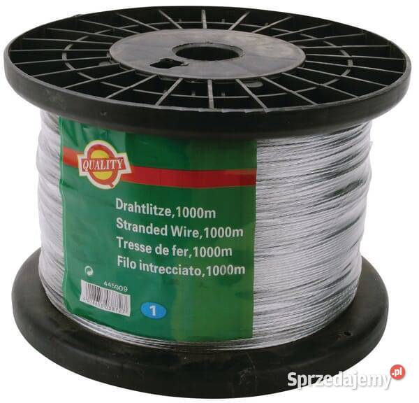 Linka ogrodzeniowa stalowa ocynkowana 15 mm 1000 Ogrodzenia i pastuchy