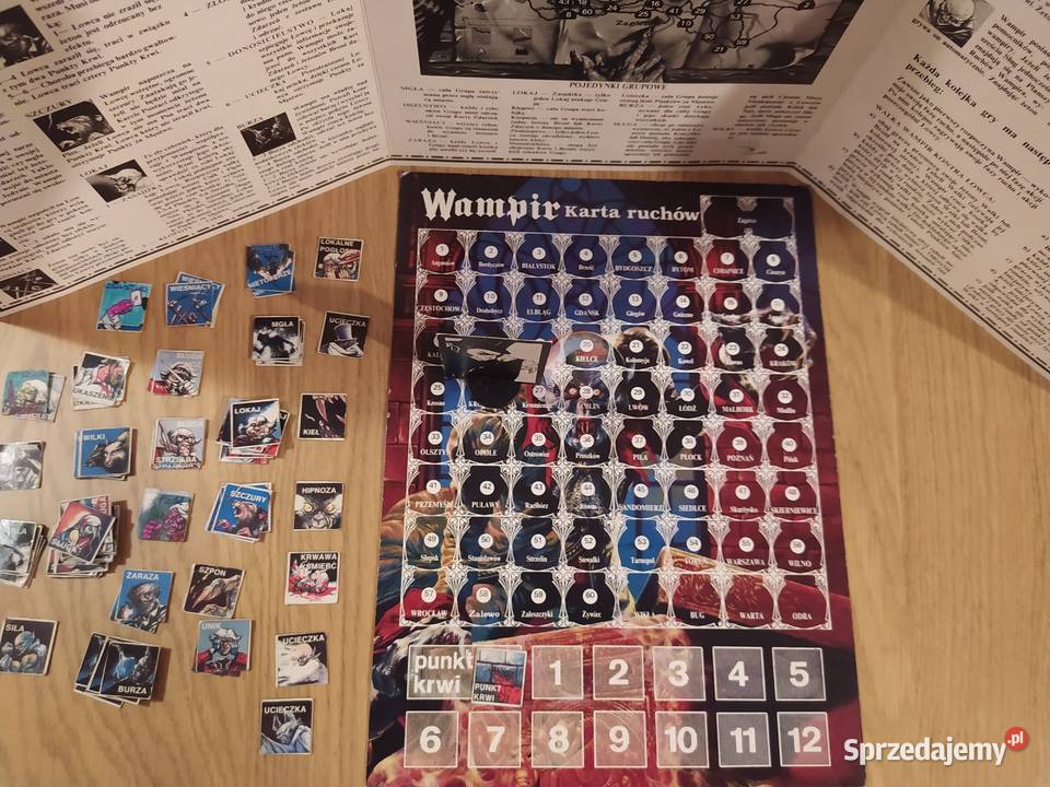 Wampir gra planszowa firmy Sfera Wrocław sprzedam