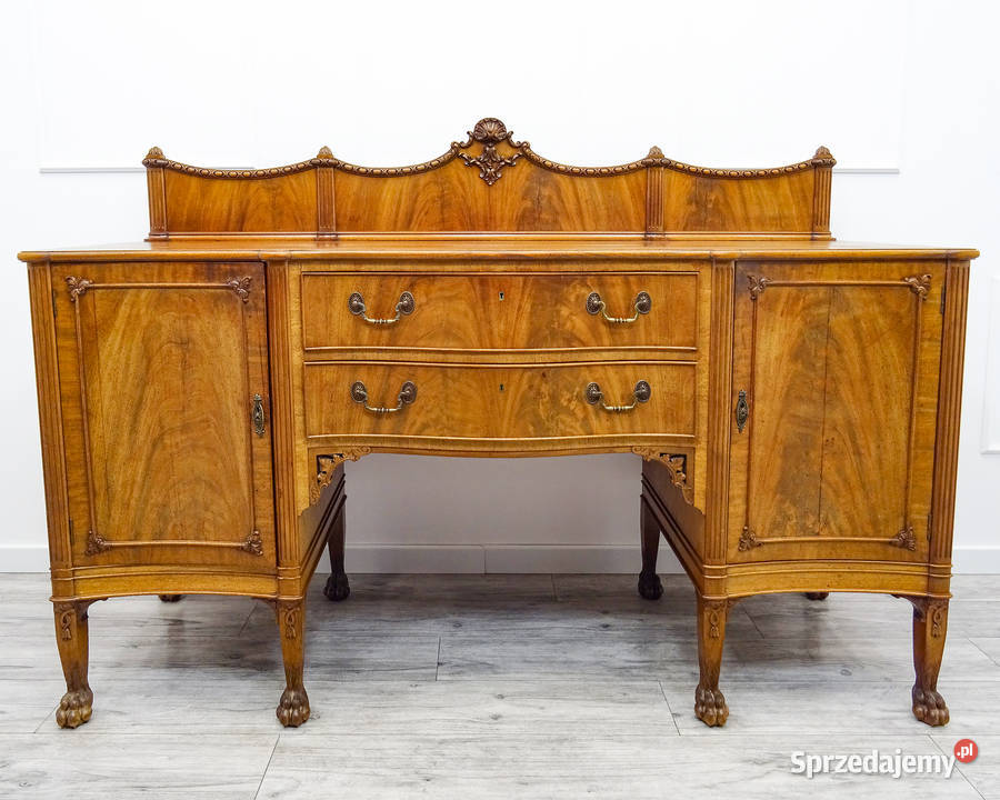 Drewniana Komoda angielska Chippendale MAHOŃ Kalisz