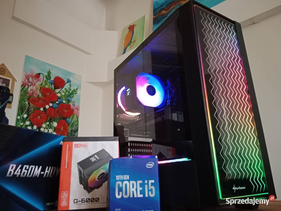 Komputer gamingowy i5 10400f rtx 3060 12 gb Klasy Core i5 Pozostałe