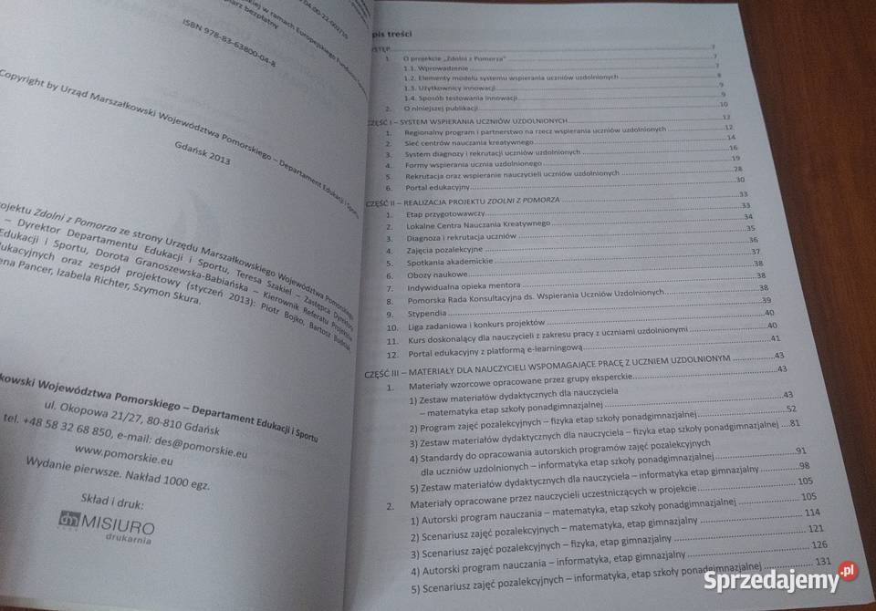 Zdolni z Pomorza red Urszula KornasKrzyżykowska miękka Książki naukowe i popularnonaukowe pomorskie Gdańsk