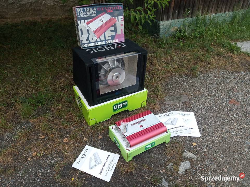 Tuba Skrzynia Basowa Subwoofer Wzmacniacz CRUNCH Dzierżoniów