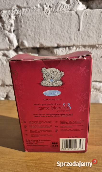 Me To You Świąteczna figurka na karteczki UNIKAT